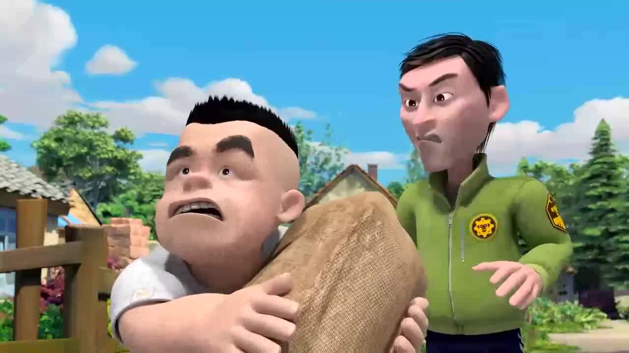 熊出没之探险日记大马猴和二狗的计划光头强竟然中计