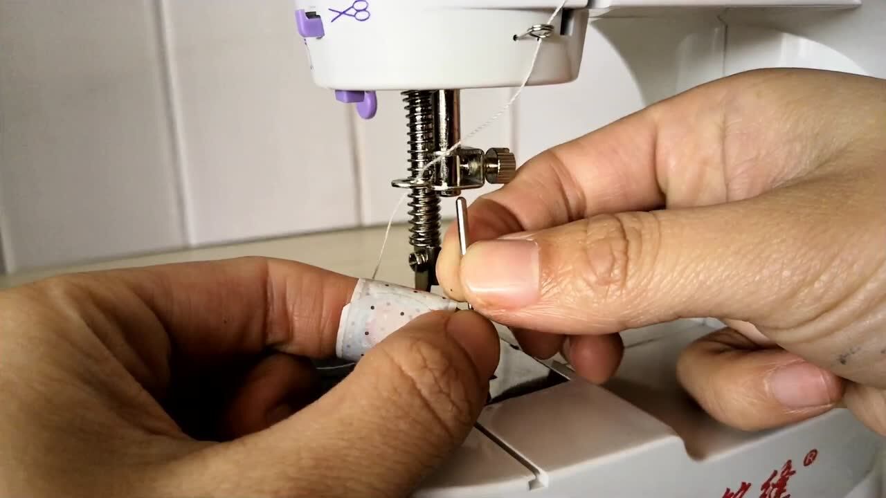202缝纫机换针视频