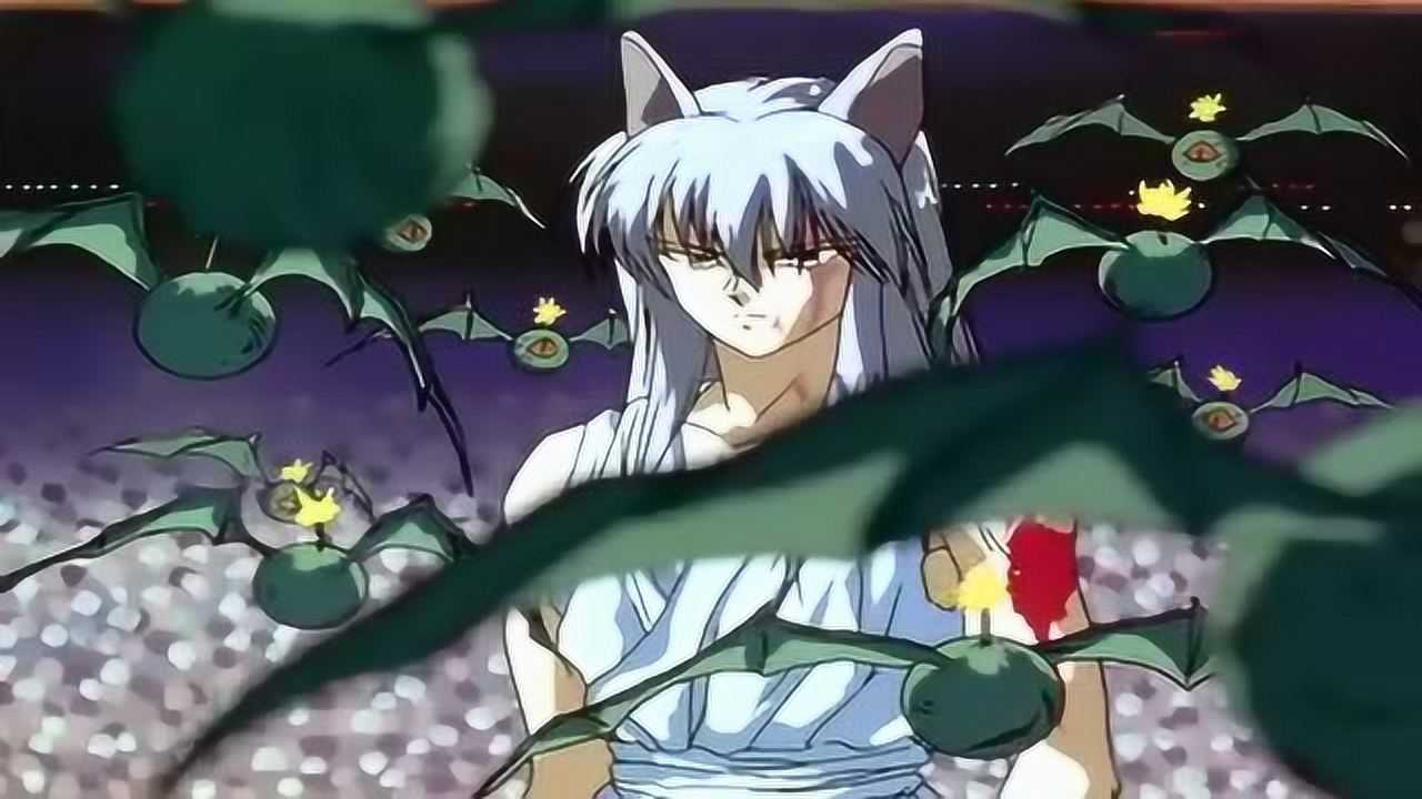 幽游白书:妖狐藏马vs户愚吕队鸦,赢得很惊险,藏马依旧很帅气