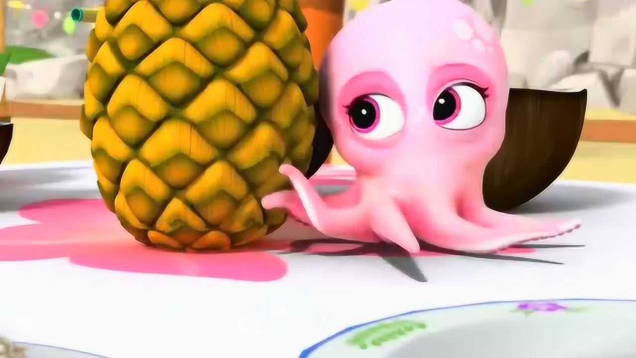 《汪汪队立大功 第4季》章鱼宝宝给海丁纳挠痒痒喽,好可爱