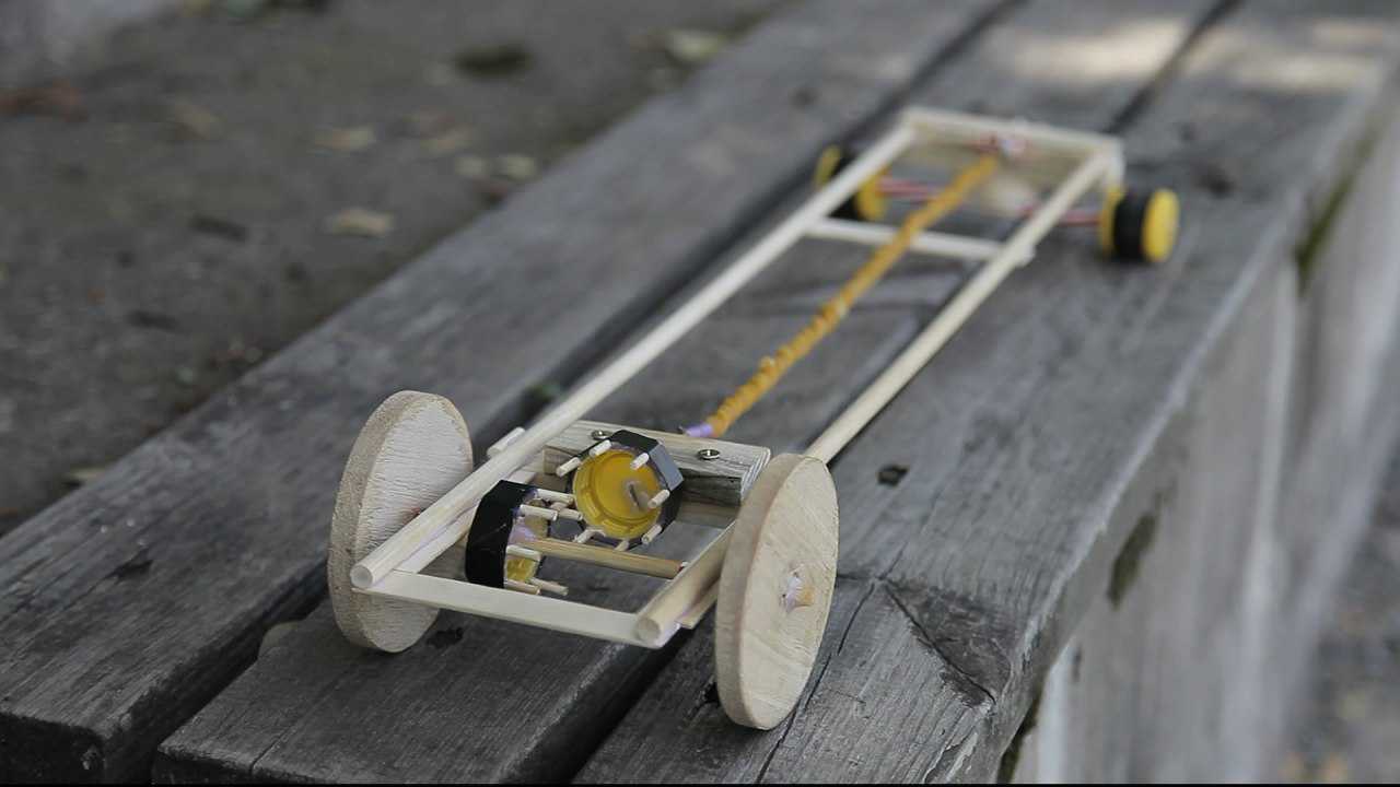 橡皮筋动力小车 腾讯网