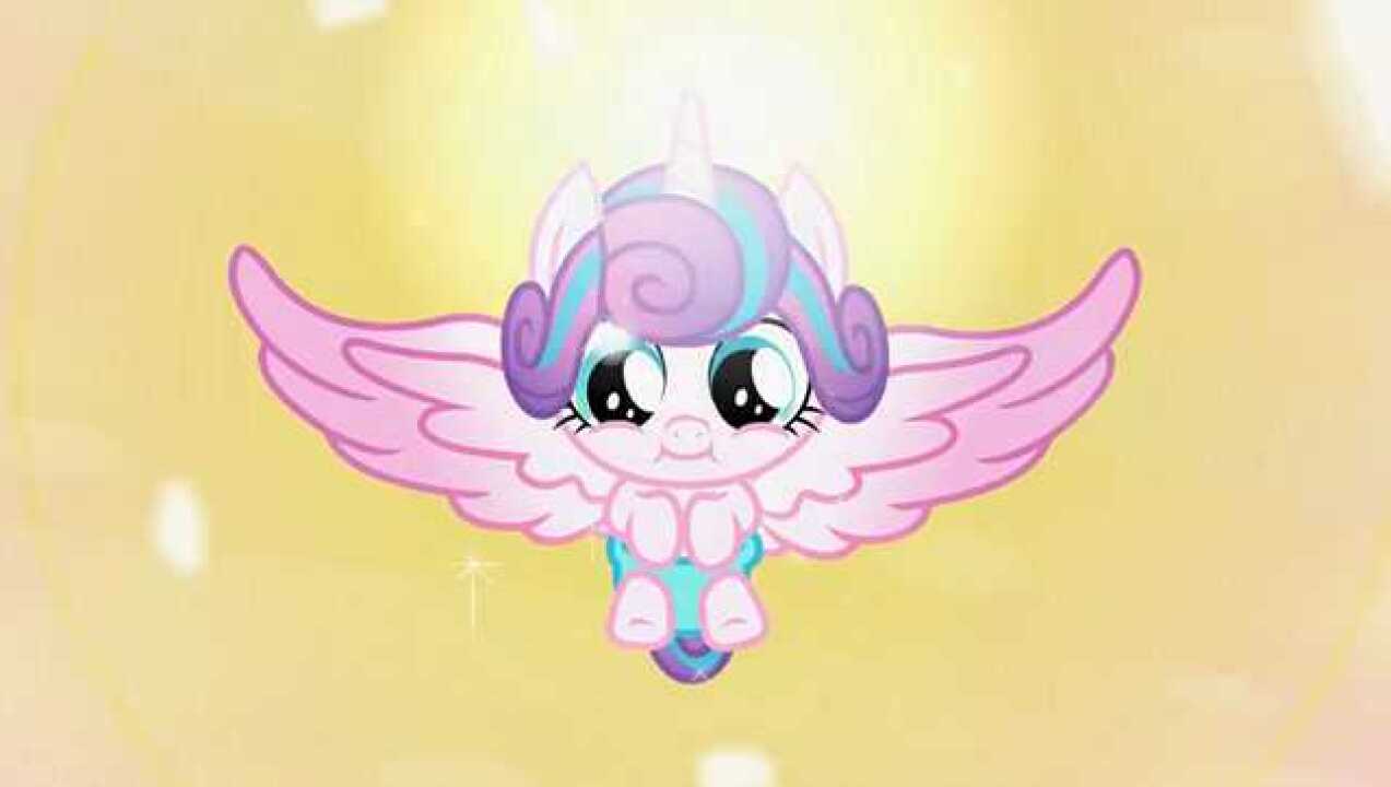 小马宝莉小空角兽风雪之心的超强魔力小马镇被风雪包围