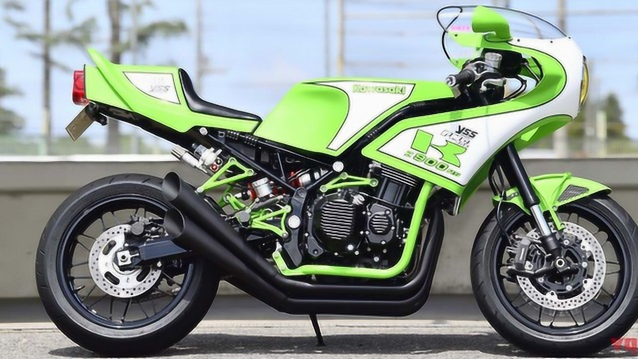日式硬派风情川崎z900rs改装摩托车