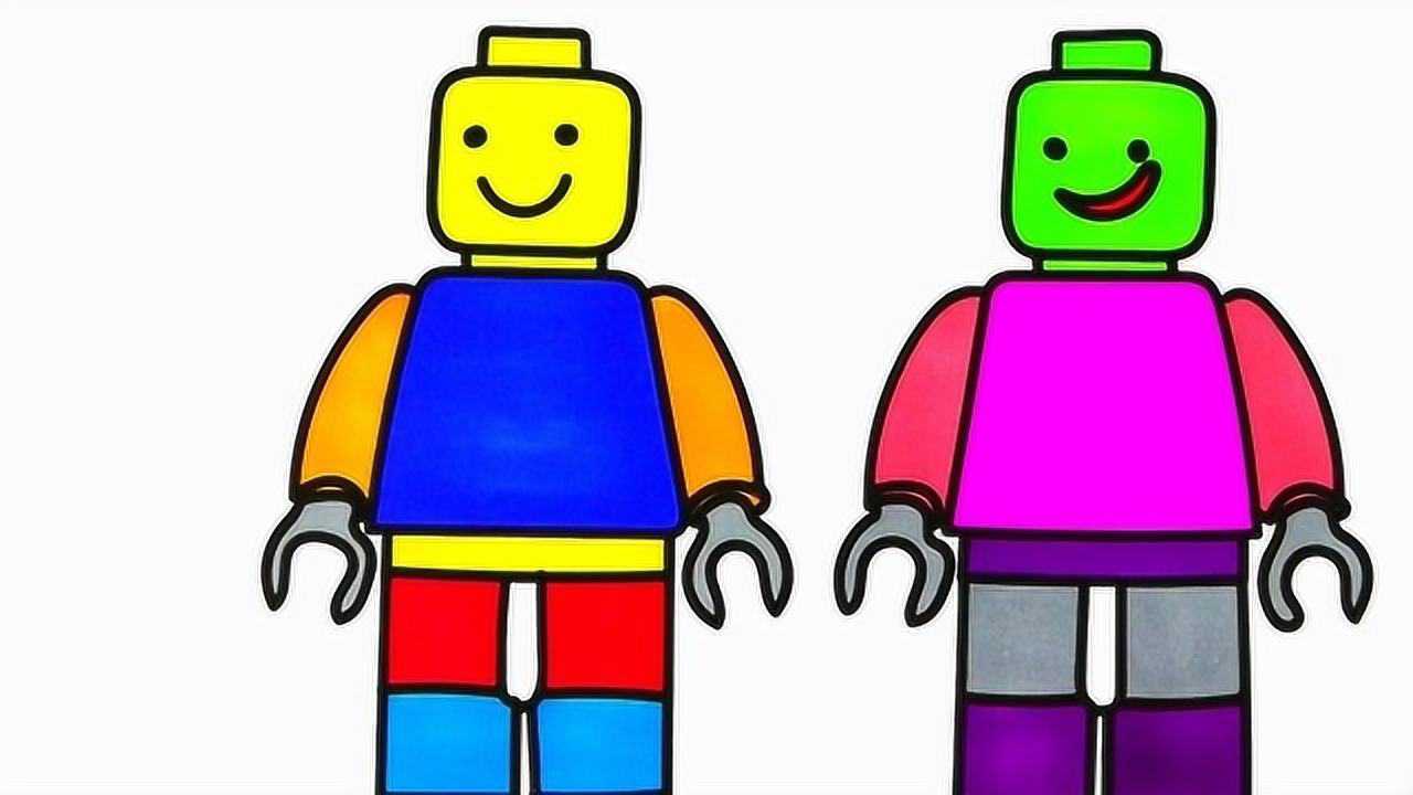 趣味简笔画:画乐高宝宝