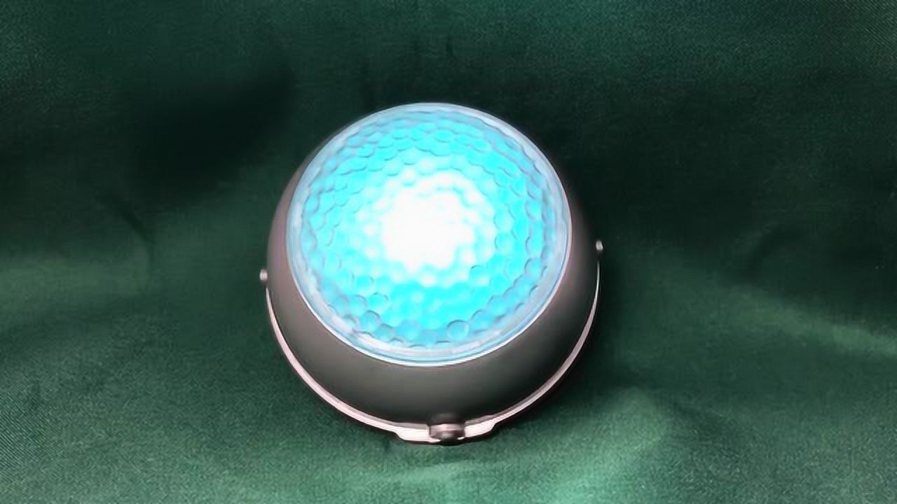 奥特曼彩色计时器由蓝变红闪烁警告实物效果展示