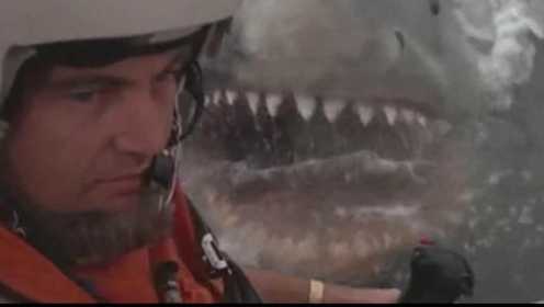 几分钟看完经典惊悚片《大白鲨2》，父亲为救儿子深海力战噬人鲨
