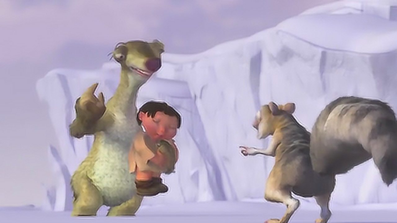 《冰河世纪》松鼠和猛犸象唯一的一次对话!前方高能!