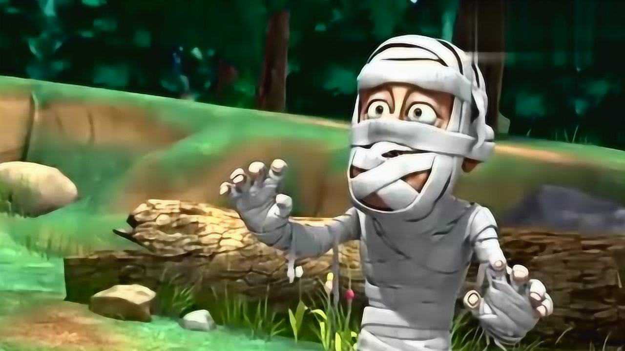 为了救治变木乃伊的光头强熊大用的方法实在是太搞笑了