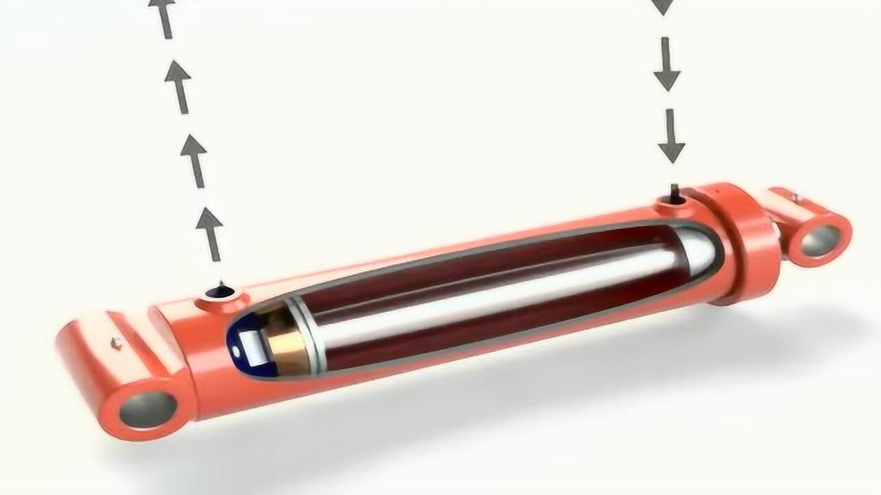 3D直观演示液压缸工作原理，简单易懂_腾讯视频