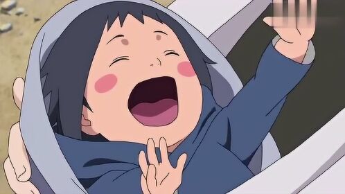 火影忍者:婴儿状态的鸣人和佐助好可爱,被佐助搞笑的动作萌到了