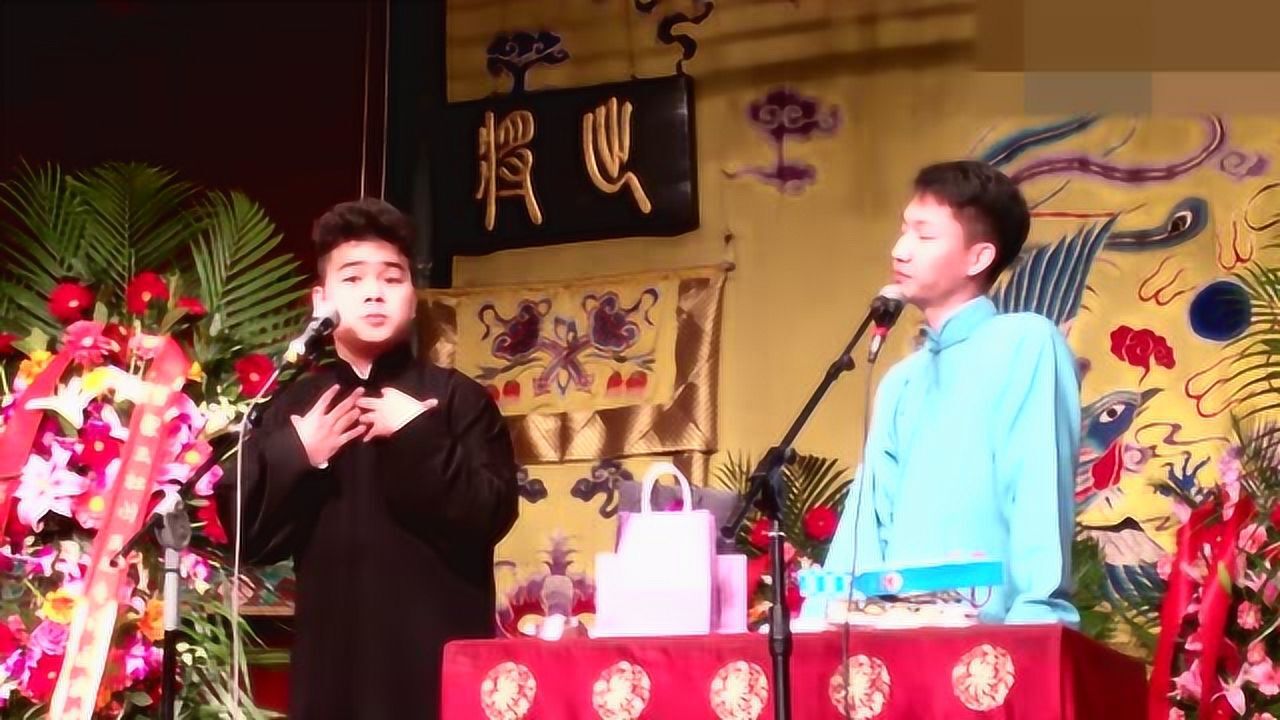 岳云鹏两大弟子尚筱菊刘筱亭首都同台无力招架女粉丝的调戏