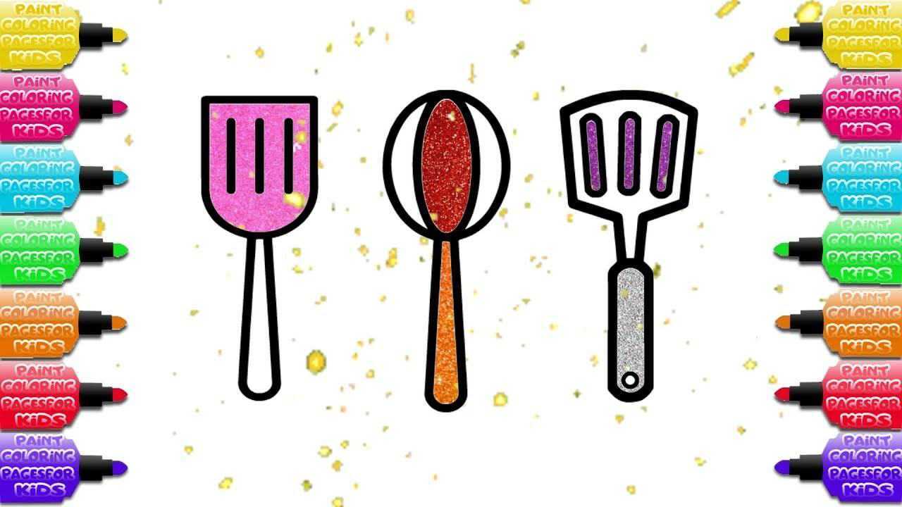 儿童简笔画:金粉炒菜勺子_腾讯视频