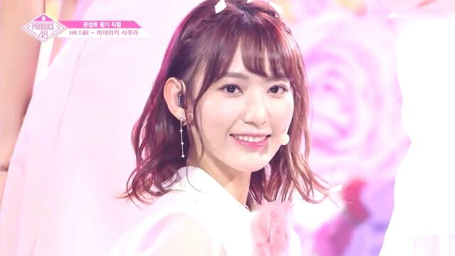 produce48一对一对视:小樱花宫脇咲良《再次相遇》舞台直拍