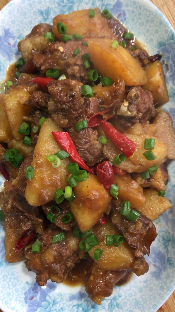 土豆炖排骨教程