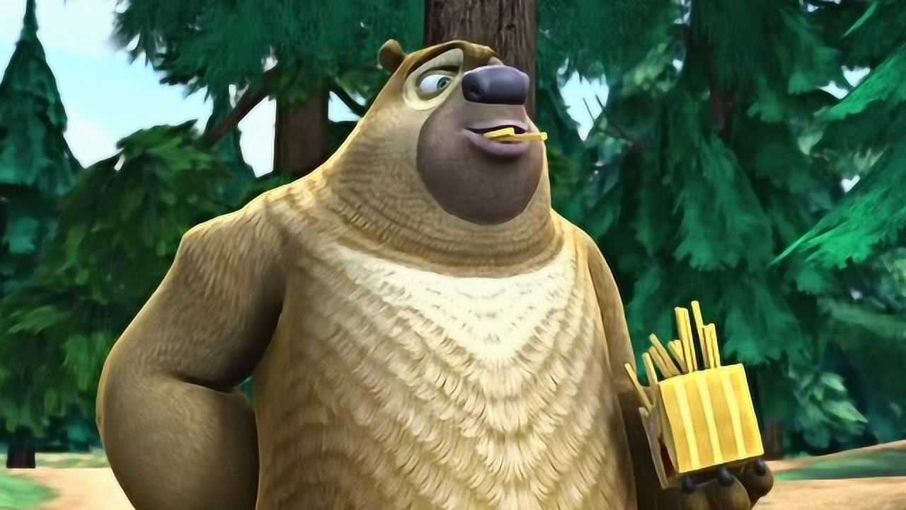 熊出没:熊大熊二听小鸟唱歌,这歌声美极了