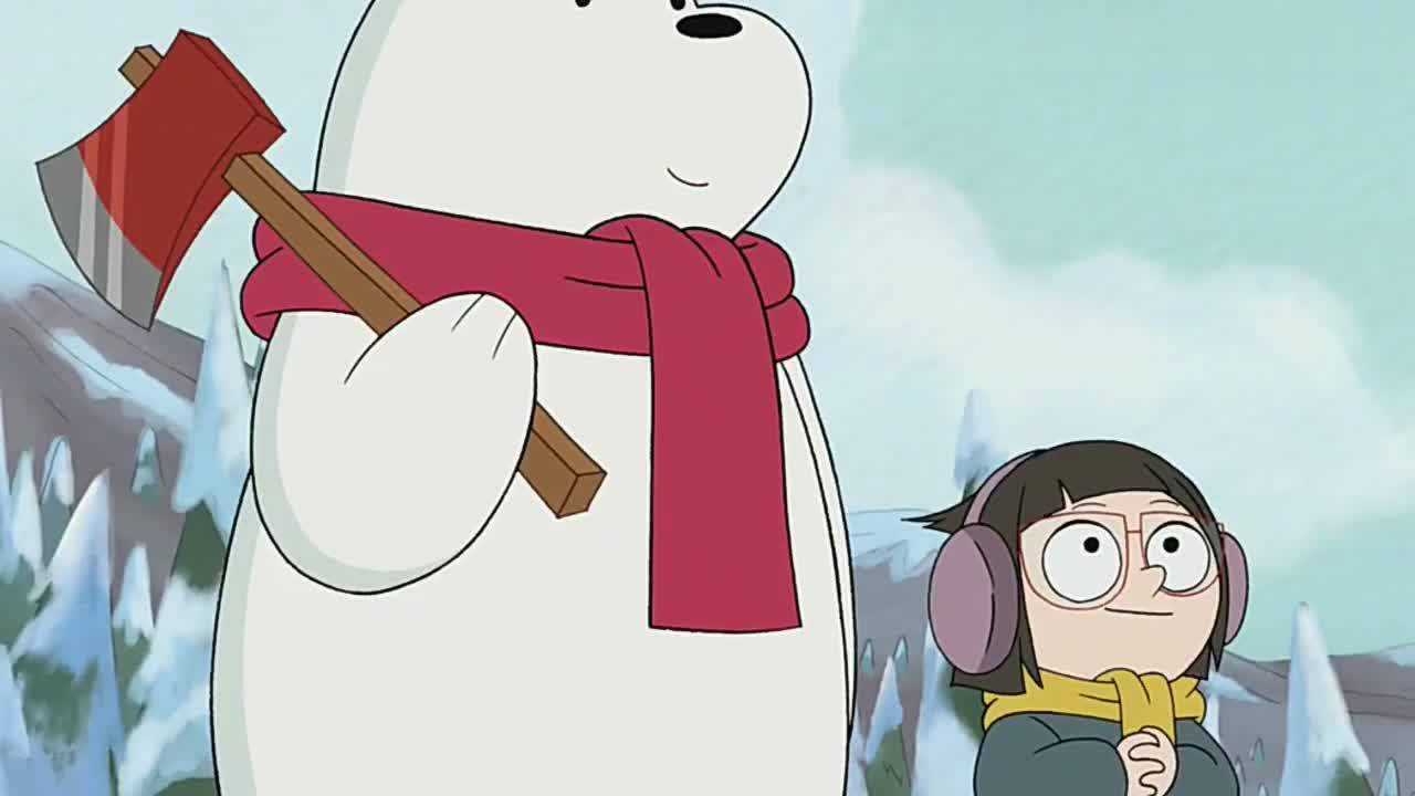 《咱们裸熊》白熊会为你砍下整片森林,白熊这种男人值得嫁