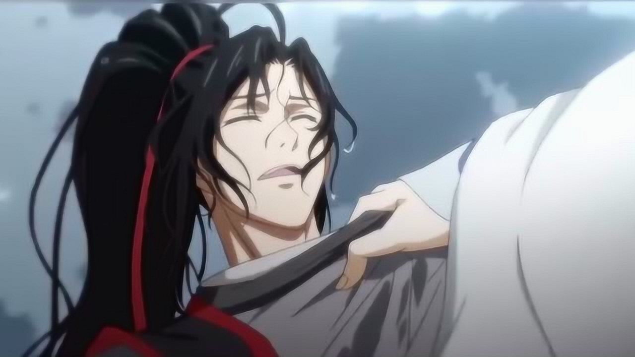 魔道祖師:魏無羨第一次受到怨氣多虧藍湛及時出現