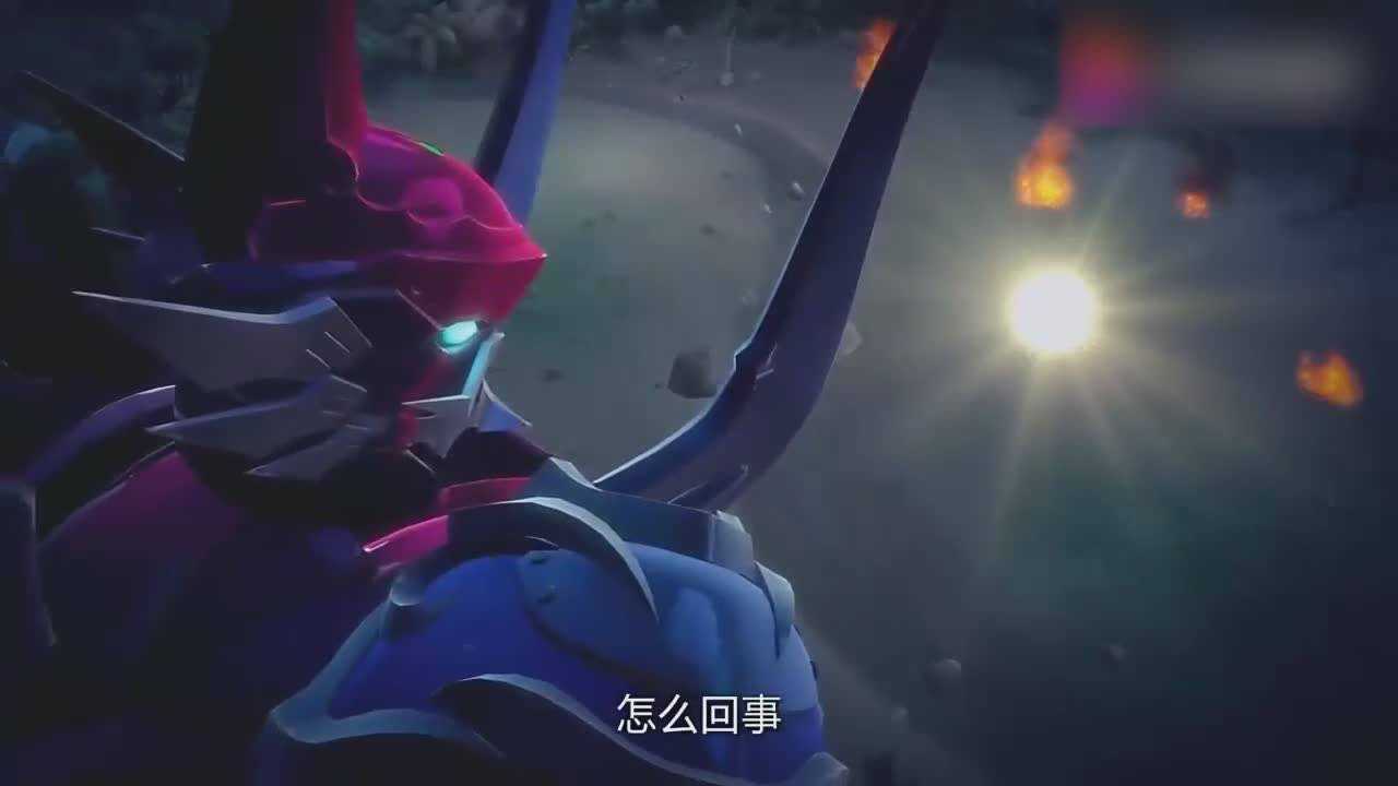 果宝特攻归位后的果宝战神让魔霸天王不知所措