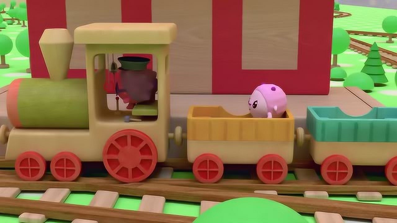 瑞奇宝宝嘟嘟嘟小火车出发了文文你坐好了喔