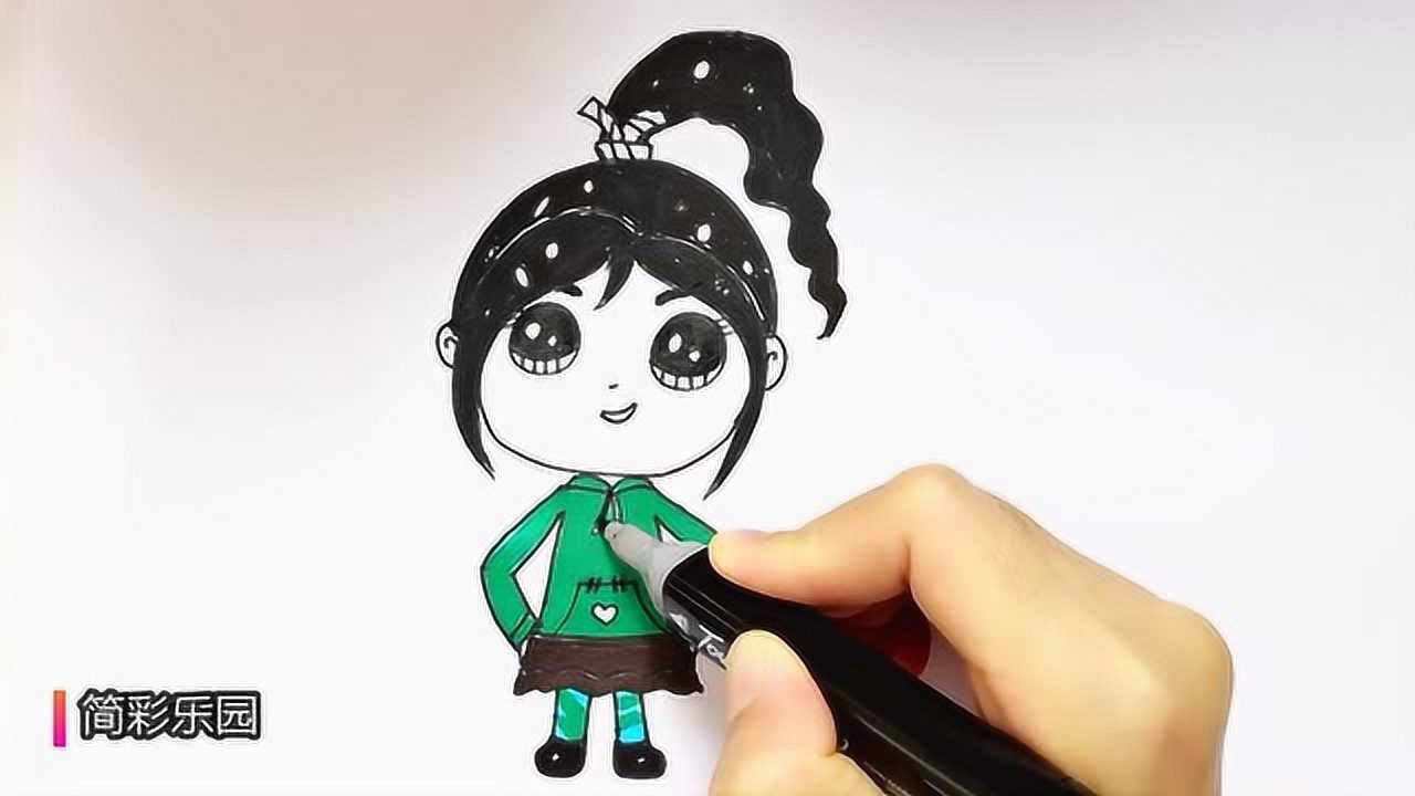 怎么画无敌破坏王简笔画 - 可爱的云妮洛普