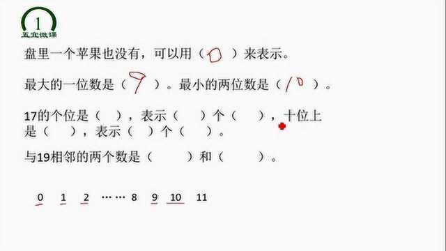 某市一年级数学期末考试题填空题节选,不难做,要丢分也不难