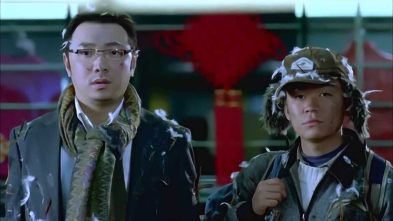 人在囧途徐峥和王宝强一身鸡毛造型逛商场收银员都楞了