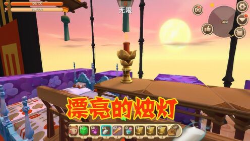 迷你世界:建筑师看到了烛灯,建筑师很喜欢这个烛灯
