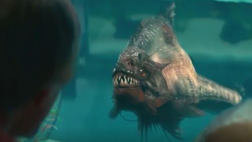 5分钟看美国恐怖片《食人鱼3D》 恐怖食人鱼与人类大战！