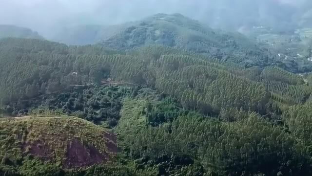 航拍中国:航拍广西当地有名好风水,大师所点名为美女晒羞