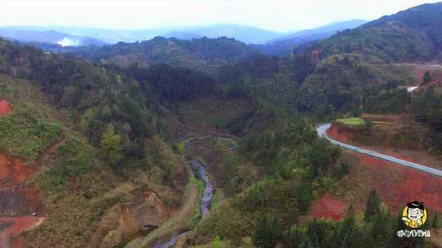 航拍贵州大山里的风光美景,一座座大山,如诗如画