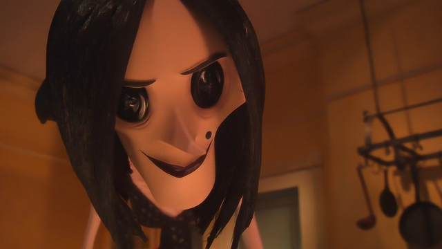 鬼妈妈会抓走不听话的小孩,不仅把眼睛缝上纽扣,还要吃掉灵魂!