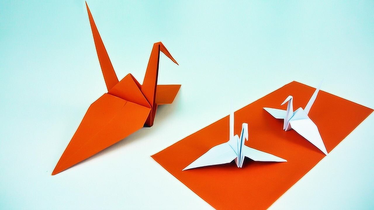 一步一步教你如何折叠千纸鹤,千纸鹤折纸方法_腾讯视频