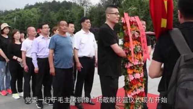 不忘初心,山东全息有限公司党委来韶山瞻仰主席家乡,缅怀伟人.