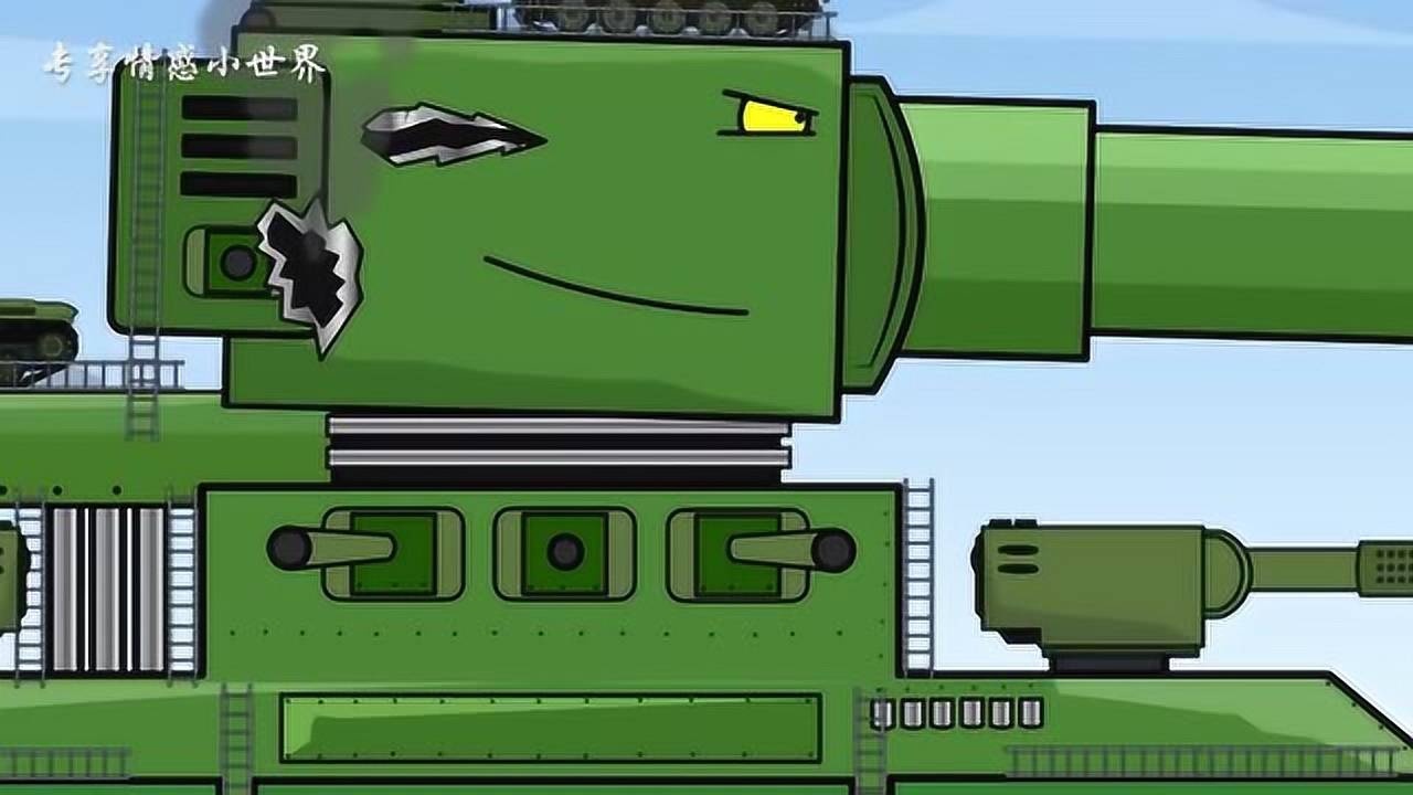 坦克世界动画:列车炮vs巨鼠,这么粗炮弹利维坦也承受不住吧