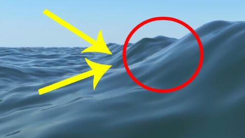 3d模拟海啸袭来全过程爆发一瞬间隔着屏幕都有窒息感