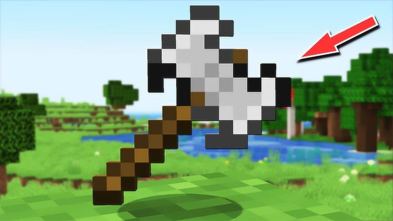 我的世界:霸气的双刃斧vs最帅武士刀!最后一种大佬才能用