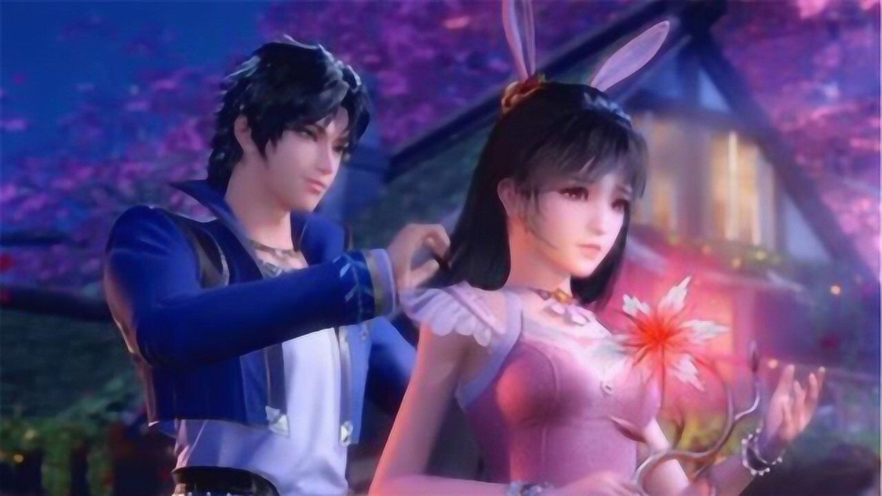 斗罗大陆唐三给小舞第一次梳头小舞直呼梳头像拔草