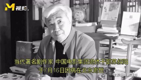 当代著名作家苏叔阳因病去世，生前创作过《夕照街》等长篇小说