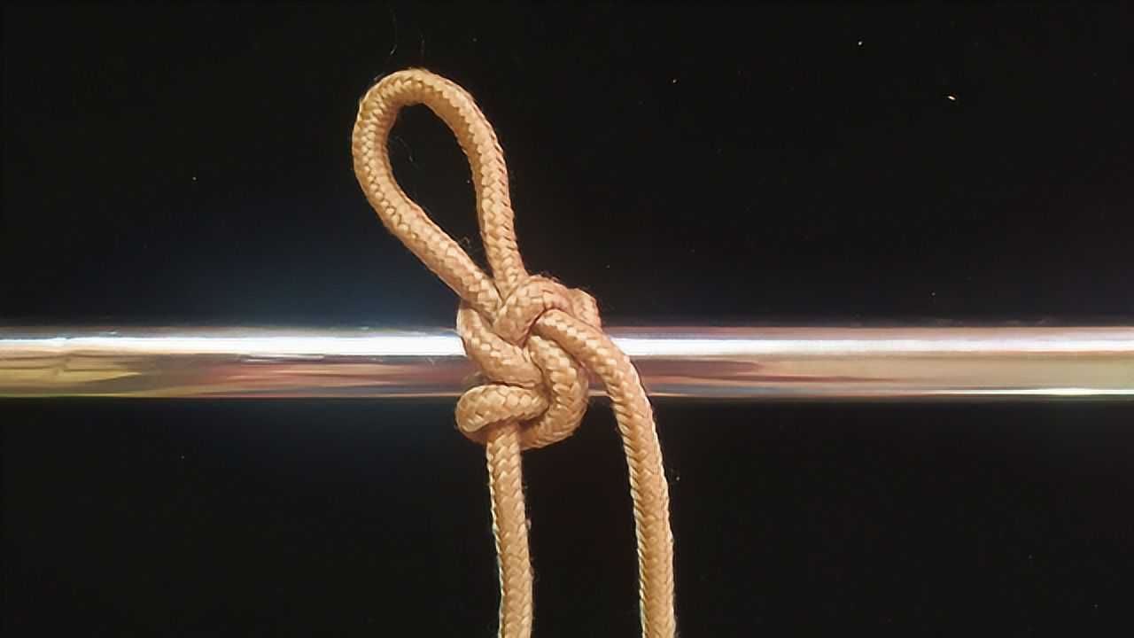 从高空下降到地面的救援绳结怎么打高空下降逃生结的打法