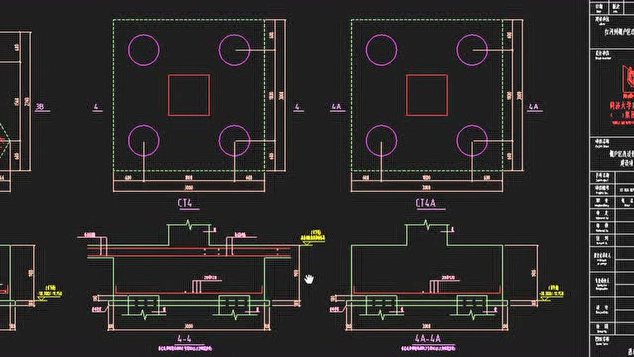 承台钢筋构造详图