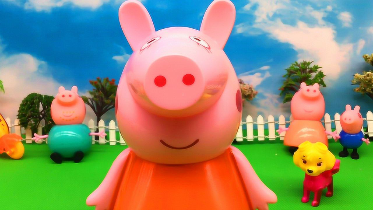 小猪佩奇唱歌跳舞啦粉红猪小妹电动声光玩具
