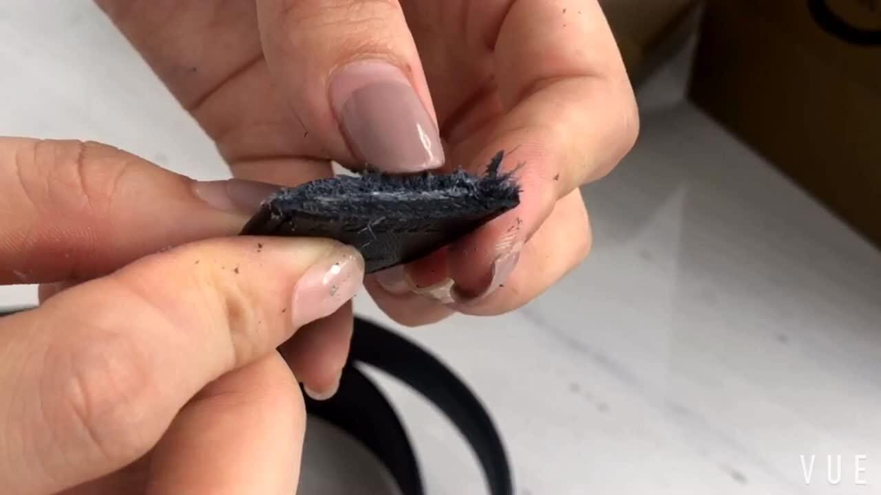 罗意威皮带中间剪开