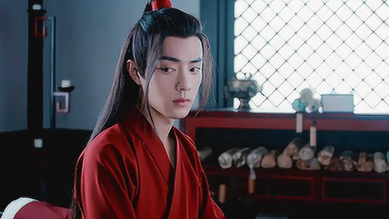 陈情令花絮红衣肖战片场喊娘子调戏的模样太可爱了