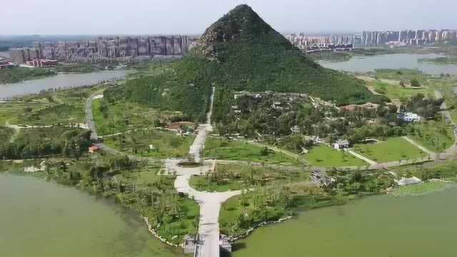 带你走近济南鹊华烟雨中的华山湖,航拍加地面,最全的华山湖全貌