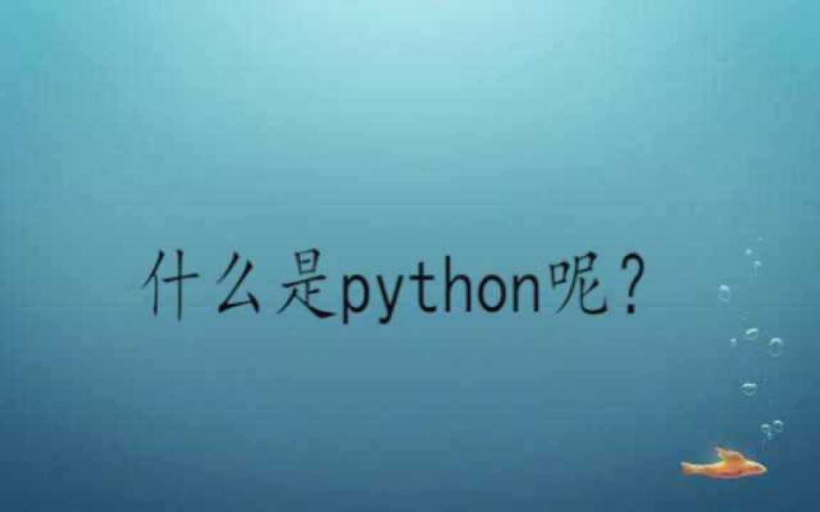 什么是python呢？_腾讯视频