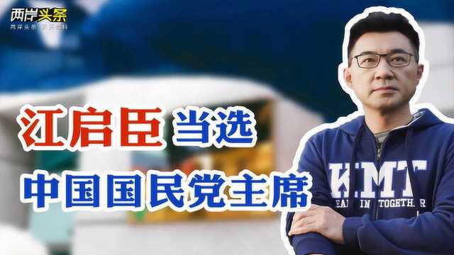 江启臣当选新一任中国国民党主席 得票率68.8% 郝龙斌发败选声明