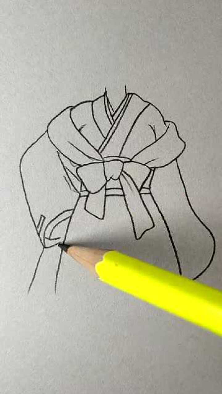 画古风动漫衣服