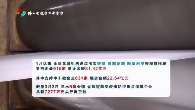 金融“活水”助力淼企复工复产