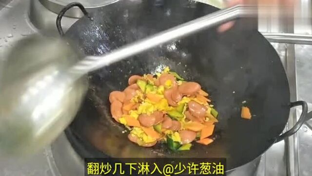 哈尔滨红肠别直接吃了,大厨简单做法,让你多吃两碗饭