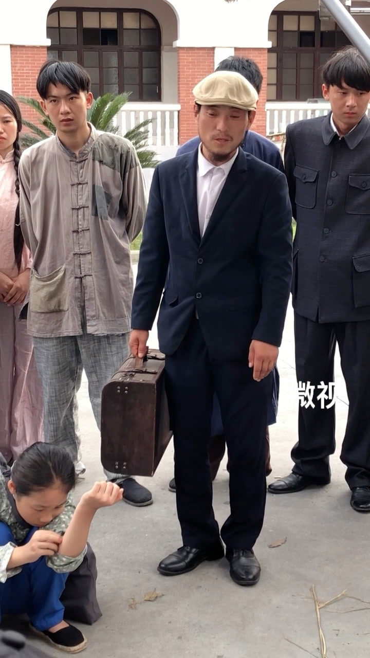 群众演员拍戏现场